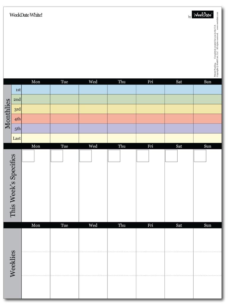 WeekDate® 2013 Wall Planner (calendar) Kay Odell