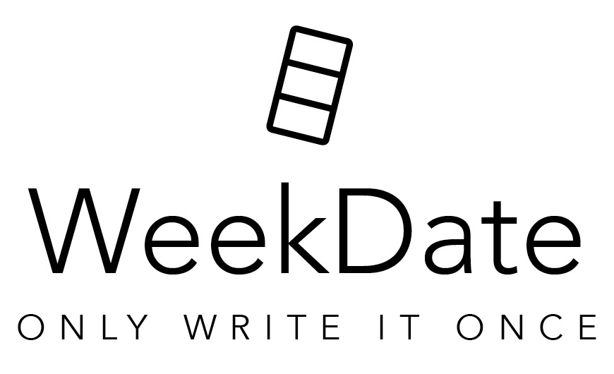WeekDate — Only Write It Once
